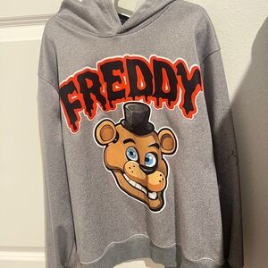 Five Nights at Freddys Gray Hoodie